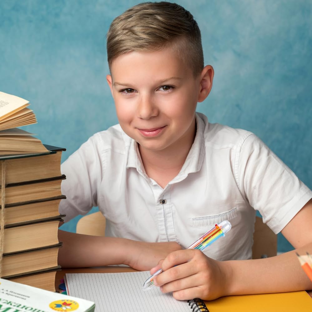 Valentines Classroom Favors 12 PCS Ballpoint Pens for Student Classroom Must Have Colored Pens Ballpoint School Supplies Party Favors Office Supplies Back to School Gifts for Students Son Daughter