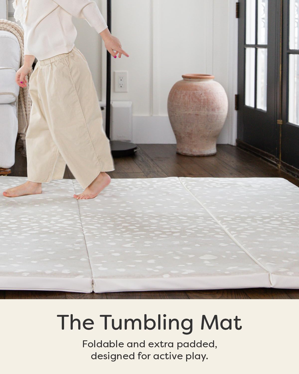 Foldable Baby Tumbling Mat – Foldable Kids Play Mat | Durable, Stylish, and Cushioned Design