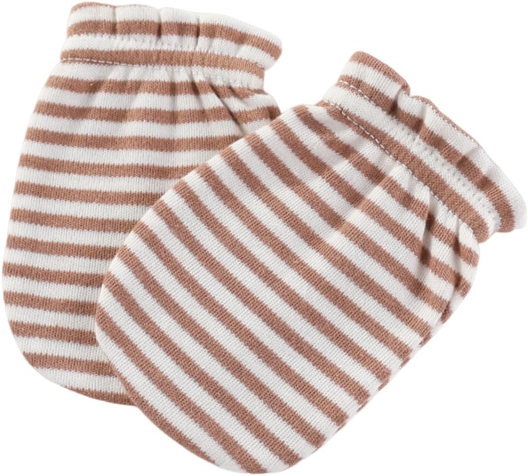 5 Pack Unisex New Born Boy Girls No Scratch Mittens Cotton Soft Baby Gloves Accessory 0-3 Months Infant Essentials