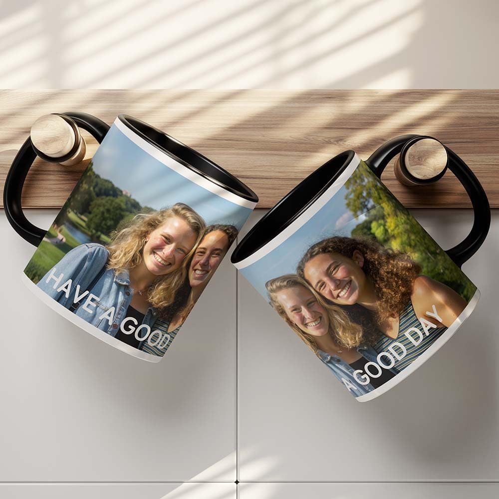 Custom Mug, Customized Photo Coffee Mug, Personalized 11 Oz Ceramic Mug with Text Photo, Taza Personalizadas for Men Women
