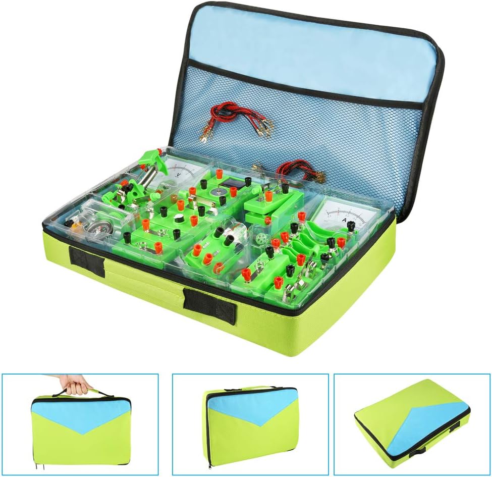 Sntieecr Science Magnetism Kit for Kids, Electric Circuit Kit for Kids, Stem Science Experiment Discovery Circuit Board Kit for Students Learning Starter