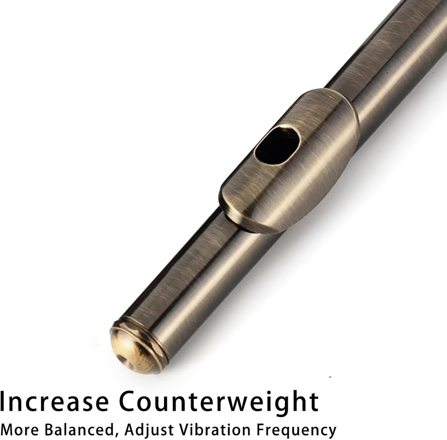 EASTROCK Closed Hole Flutes C 16 Key for Beginner, Kids, Student -Antique Flute with Case Stand and Cleaning kit