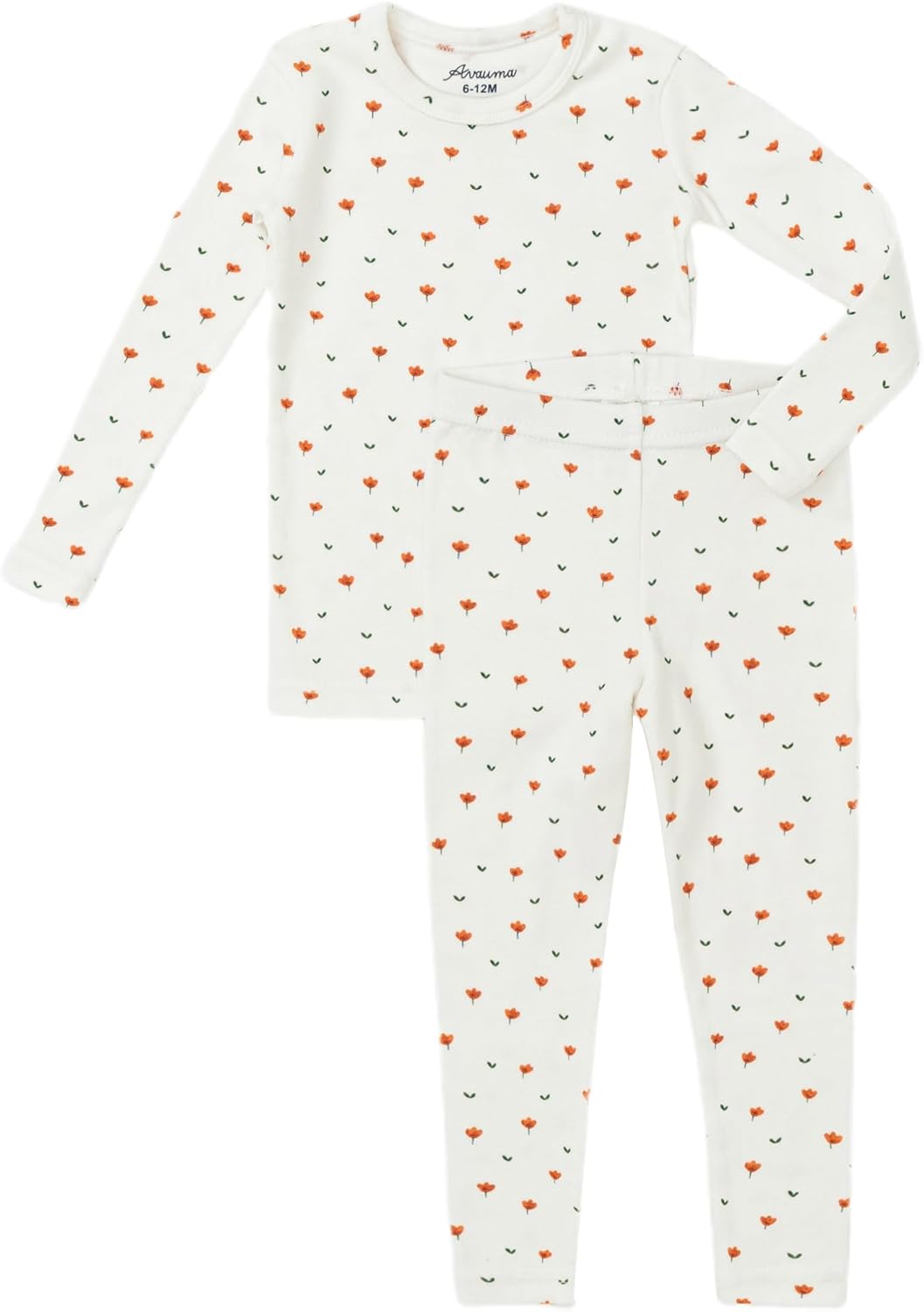AVAUMA Baby Boys Girls Pajama Set 6M-7T Kids Cute Toddler Snug fit Pattern Design Pjs Cotton Sleepwear