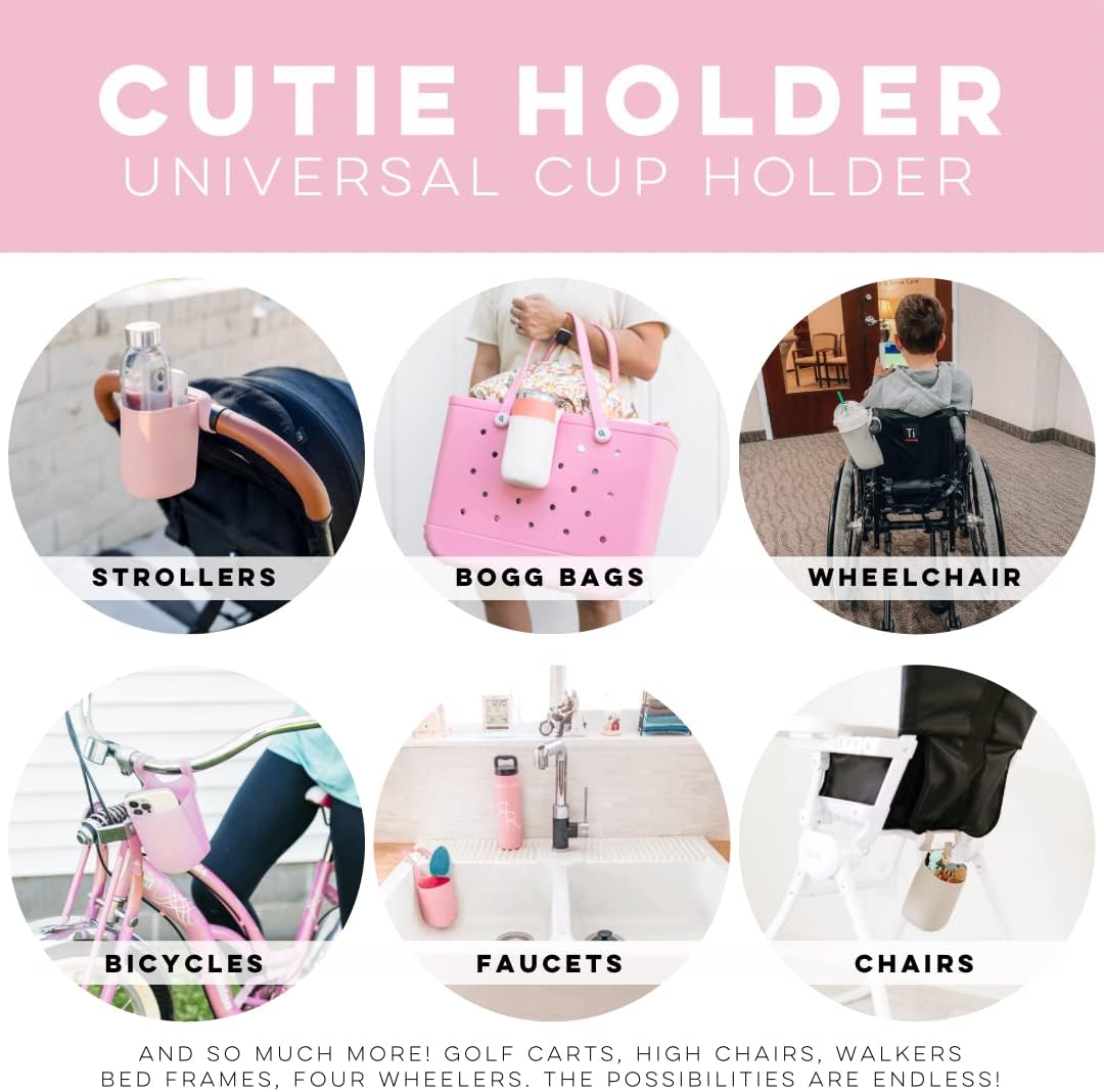 Ryan & Rose Cutie Holder Universal Stroller Cup Holder (Ballet)