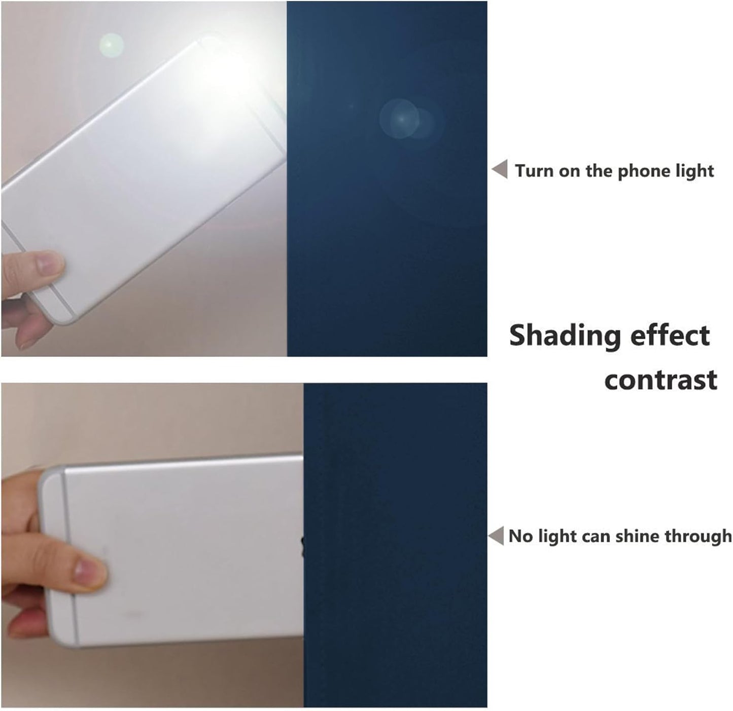 NICETOWN Blackout Curtains 80 inches Long, Full Light Blocking Drapes with Black Liner for Nursery, Thermal Insulated Draperies for Hall, Villa (Moroccan Blue, 2 Pieces, 42" Wide Each Panel)