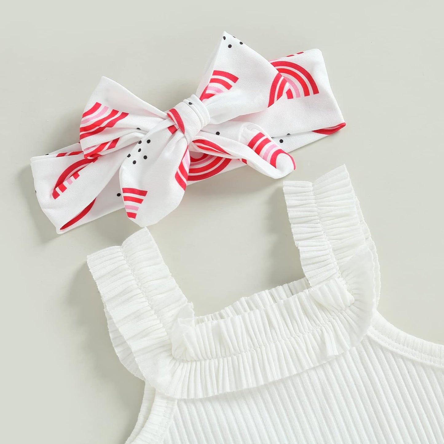 fhutpw Baby Girl Clothes Summer Cute Outfits 3 6 12 18 Months Spaghetti Strap Romper & Floarl Shorts Sets