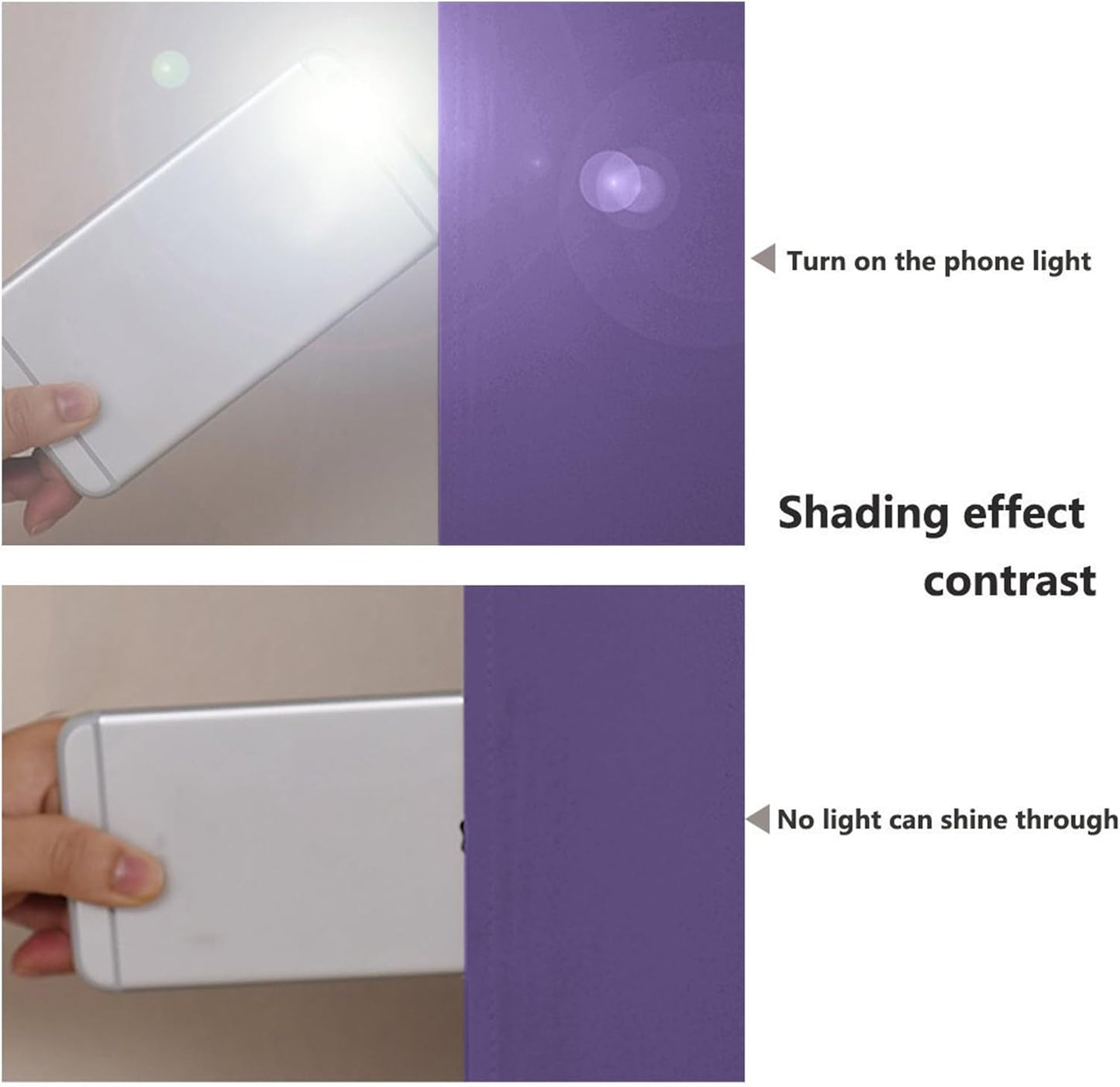 NICETOWN Total Shade Curtains and Draperies, Heavy-Duty Full Light Shading Drapes with Black Liner Backing for Villa/Hall/Dorm Window（Lilac Purple, Package of 2 Panels, 55 inches Wide x 96 inches Long