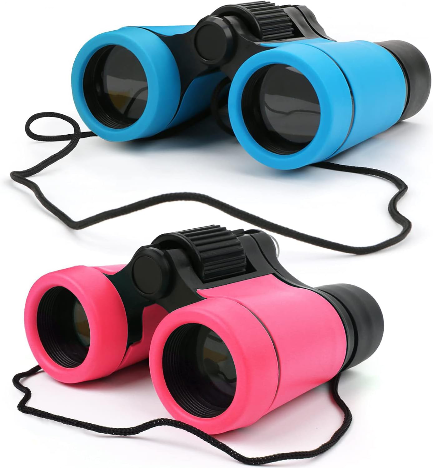 Scotamalone Kids Binoculars Shock Proof Toy Binoculars Set for Age 3-12 Years Old Boys Girls Bird Watching Educational Learning Hunting Hiking Birthday Presents