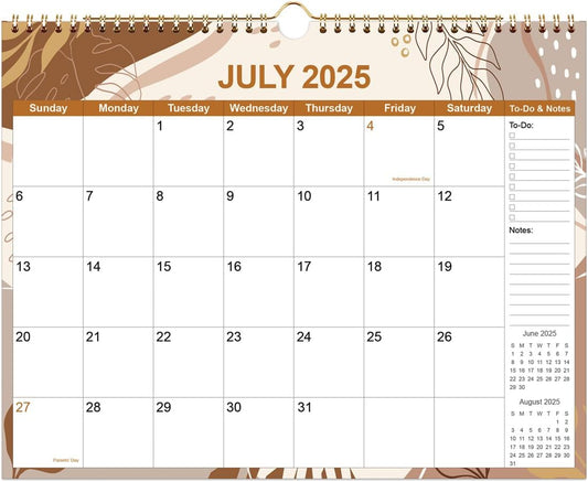 2025-2026 Calendar - Calendar 2025-2026 18 Month Planner from September 2025 to December 2026, Monthly Planner 2025 with Thick Paper, 11" x 14.5", Gold Leaf
