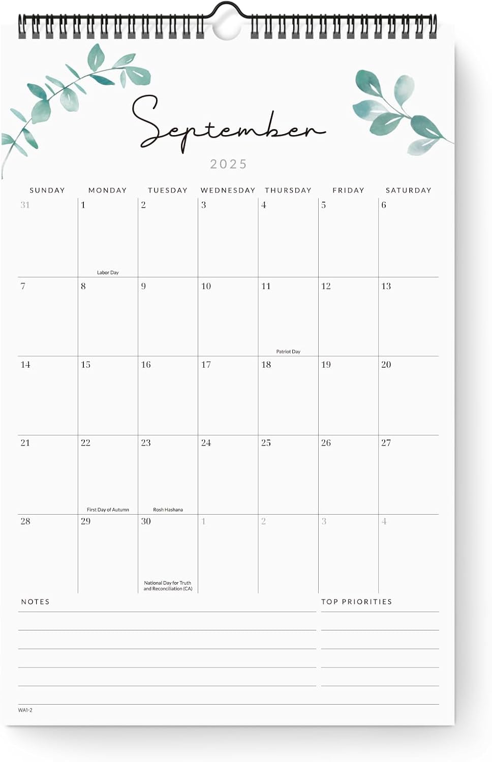 Jotsome Wall Calendar 2025-2026, Large Academic Monthly Calendar From July 2025 to December 2026 11"x17", Aesthetic Wall Decoration in Home and Office for Easy Organizing