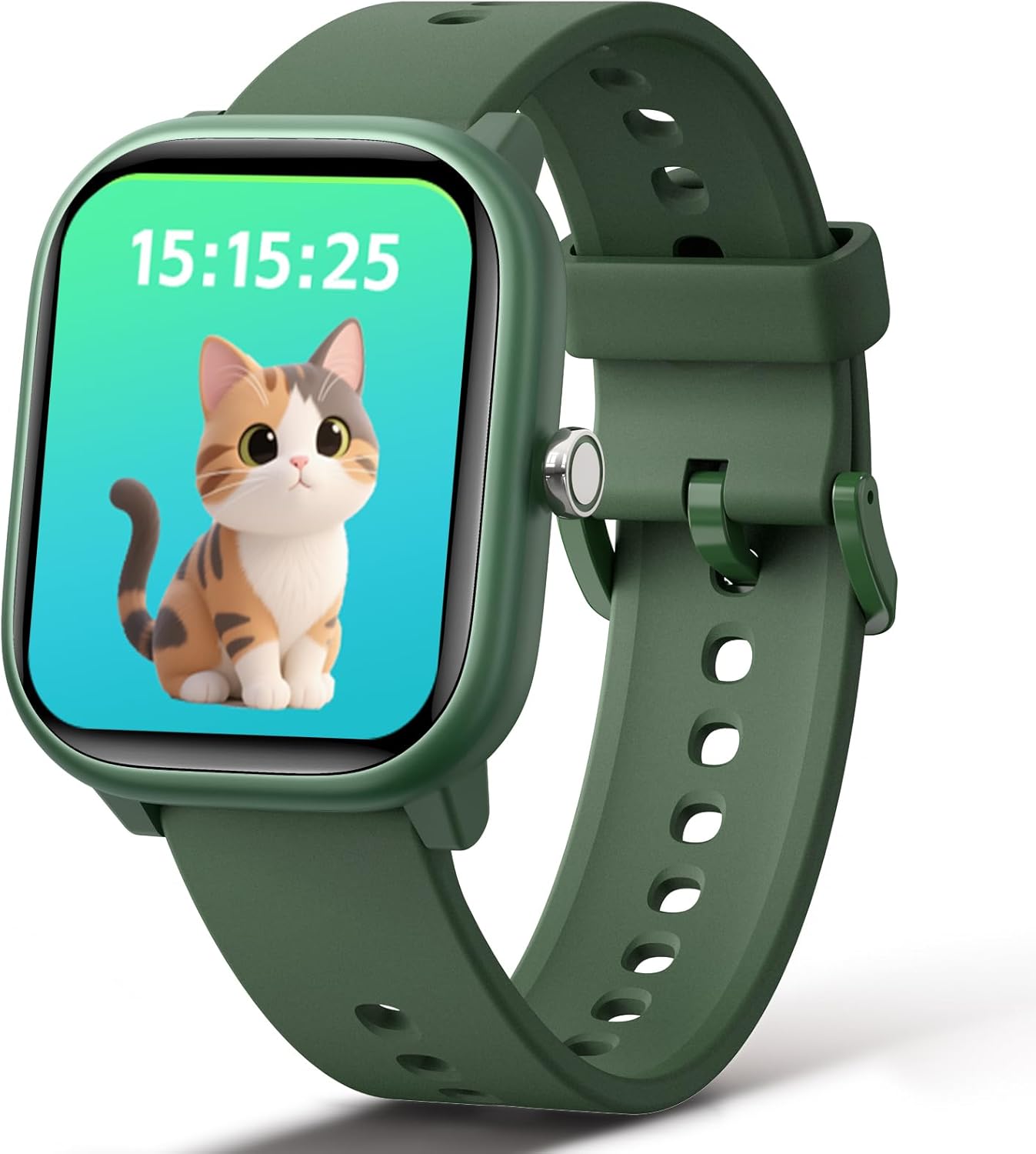 Smart Watch for Kids Girls Boys No APP/Phone Needed, 1.8" IP68 Waterproof Sport Kids Watch Pedometer, Heart Rate, Sleep Monitor, Step Counter, 12 Puzzle Games for Girls Boys Teens 6-16