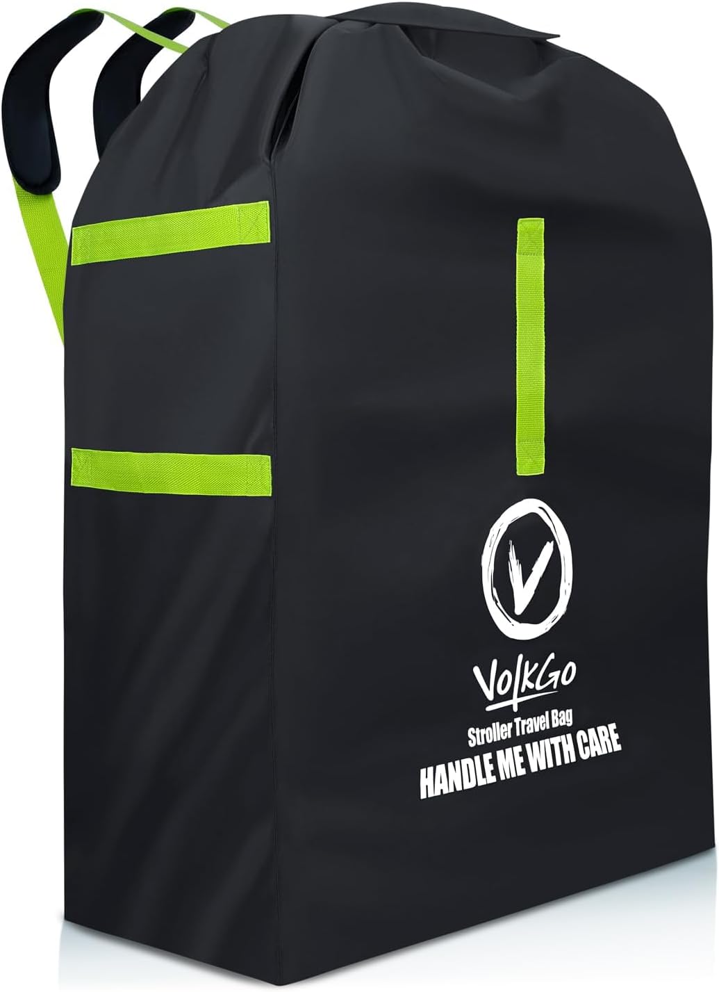 V VOLKGO Stroller Bag for Airplane, Large Cover for Airtravel, Jogger & Umbrella Stroller Cover for Travel - Fits Most Sizes, Gate Check Bag, Heavy Duty Durable Infant carrier covers for Air Travel