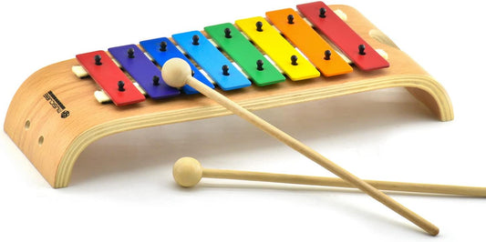 MUSICUBE Xylophone for Kids Wood Xylophone with Mallets Orff Music Instrument for Educational& Preschool Learning Baby Percussion Kit with Professional Tuning for Toddlers Gift Choice for Children age