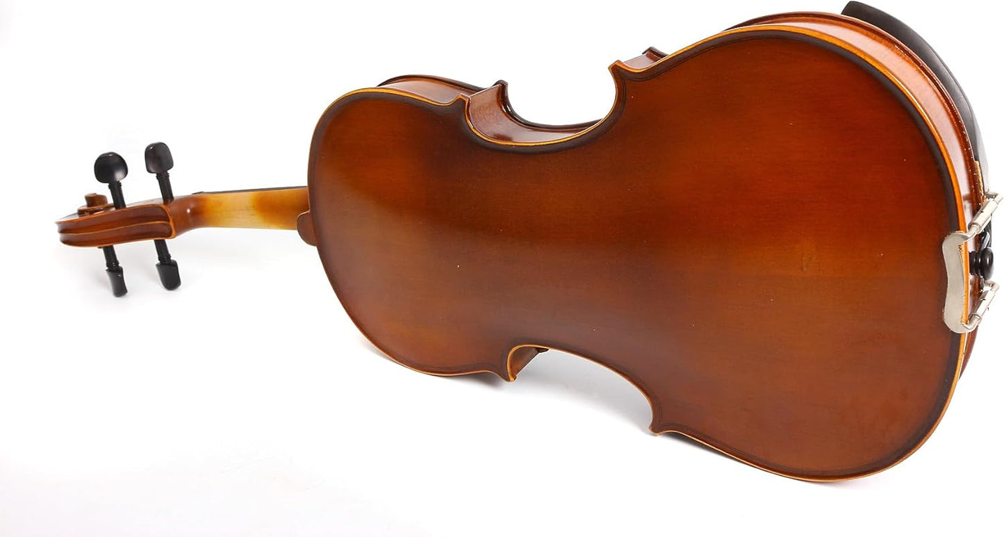 Violin 4/4 full size for Beginners,Kids &Adults Spruce Top Maple Back Side Students Starter Violin Set with Case,Bow,Rosin,Tuner,Shoulder Rest and Extra Strings