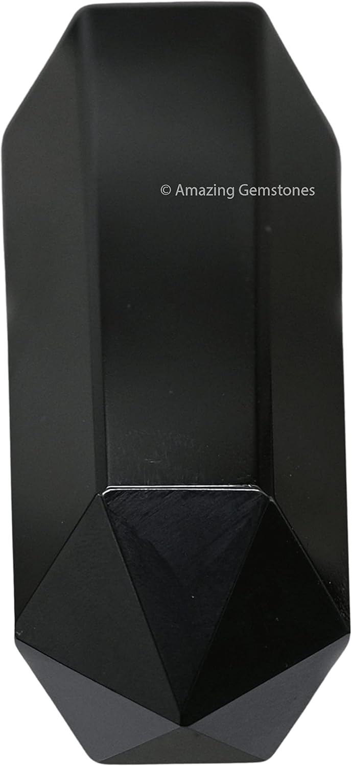 Amazing Gemstone Large Black Obsidian Crystal Towers ~ Natural Healing Crystal Point Obelisk for Reiki Healing and Crystal Grid (5.5 to 6 INCH)