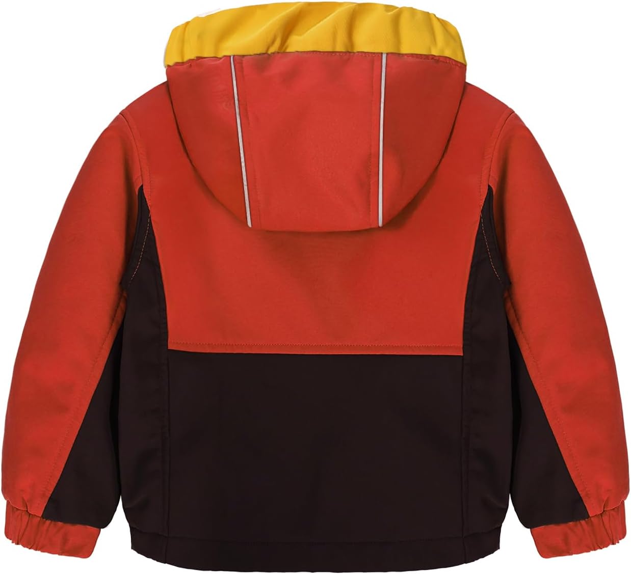 GEMYSE Toddler Jacket Fleece Lined Baby Boys Windbreaker Water Resistant Kids Hooded Coat Warm Spring Fall Outerwear