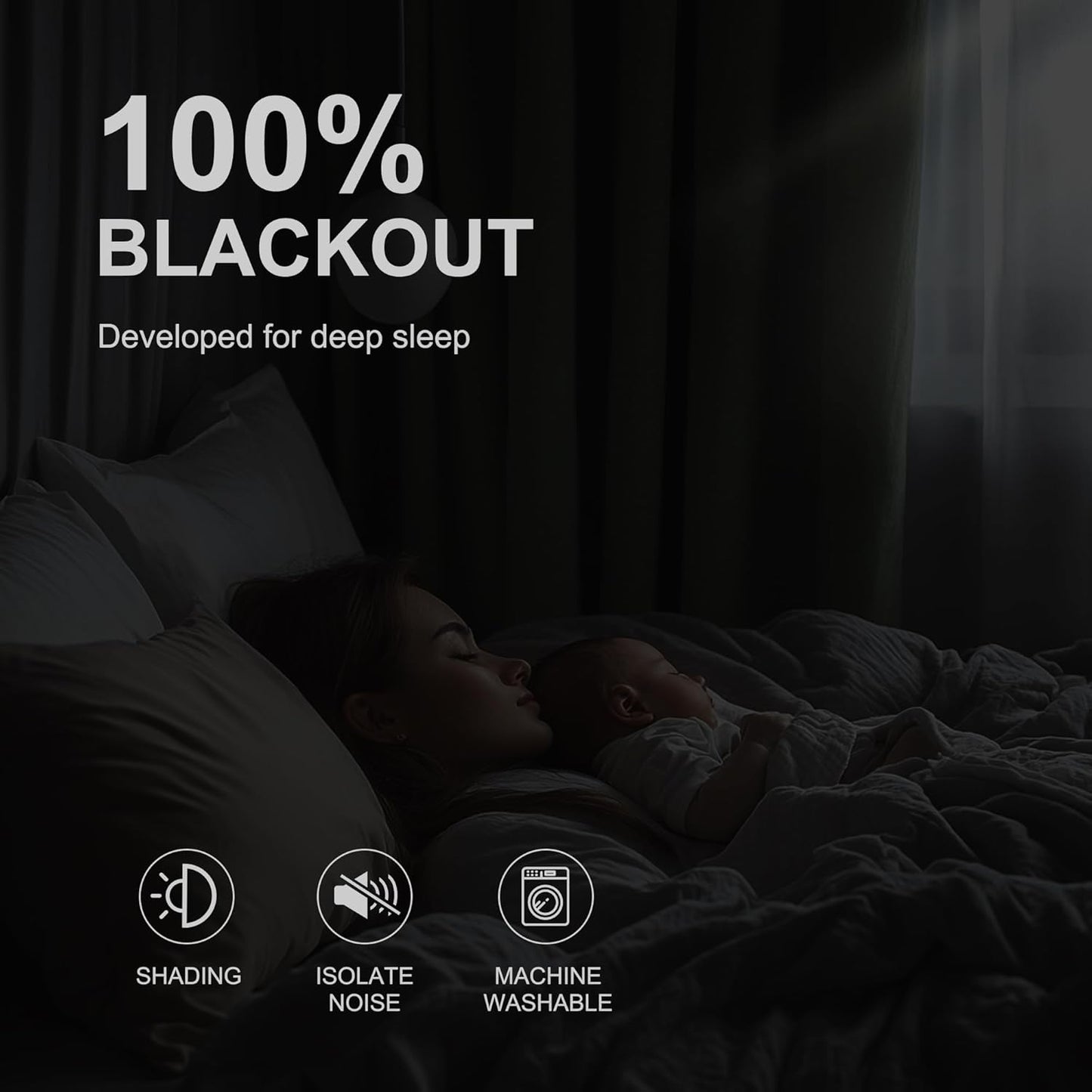 NICETOWN 100% Blackout Curtains for Living Room, Thermal Insulated Plylux Full Blackout Window Covering 63 inch 2 Panels, Grommet Curtains for Bedroom, 52" Wide per Panel, Olive Green