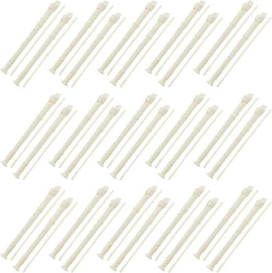 KEILEOHO 30 PCS 8 Holes Recorder Instrument, Descant Soprano Recorder German Style, Recorder Musical Instruments with Cleaning Rod for Beginner