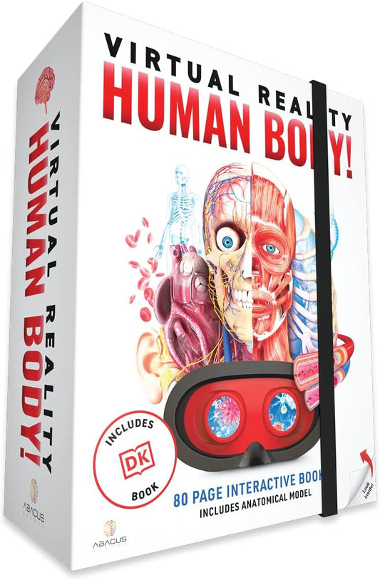 Virtual Reality Human Body Gift Box- Illustrated Interactive VR Book and STEM Learning Activity Set - for Ages 8 and Up