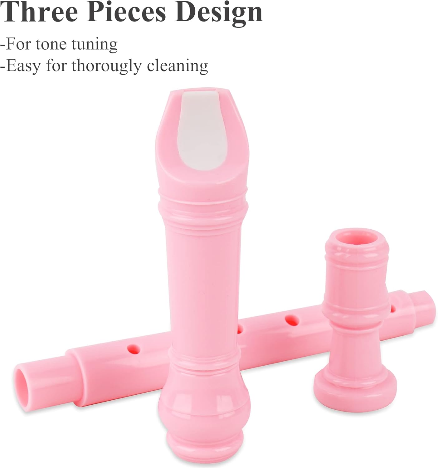 Recorder Instrument for Beginner Kids Adults,8-Hole Soprano Descant Recorder Music Flute with with Cleaning Rod & Leather Case For School Student Home Entertainment(4-Pink Unicorn Flamingo)