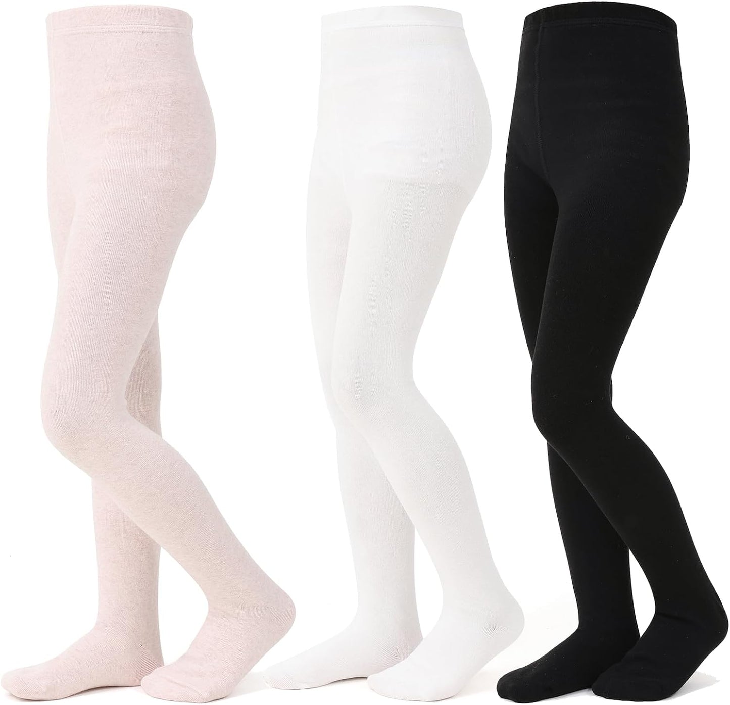 Baby Girl Tights Thick Knit Leggings Stockings Cotton Pantyhose for Newborn Infant Toddler 3/4/5/6 Pack
