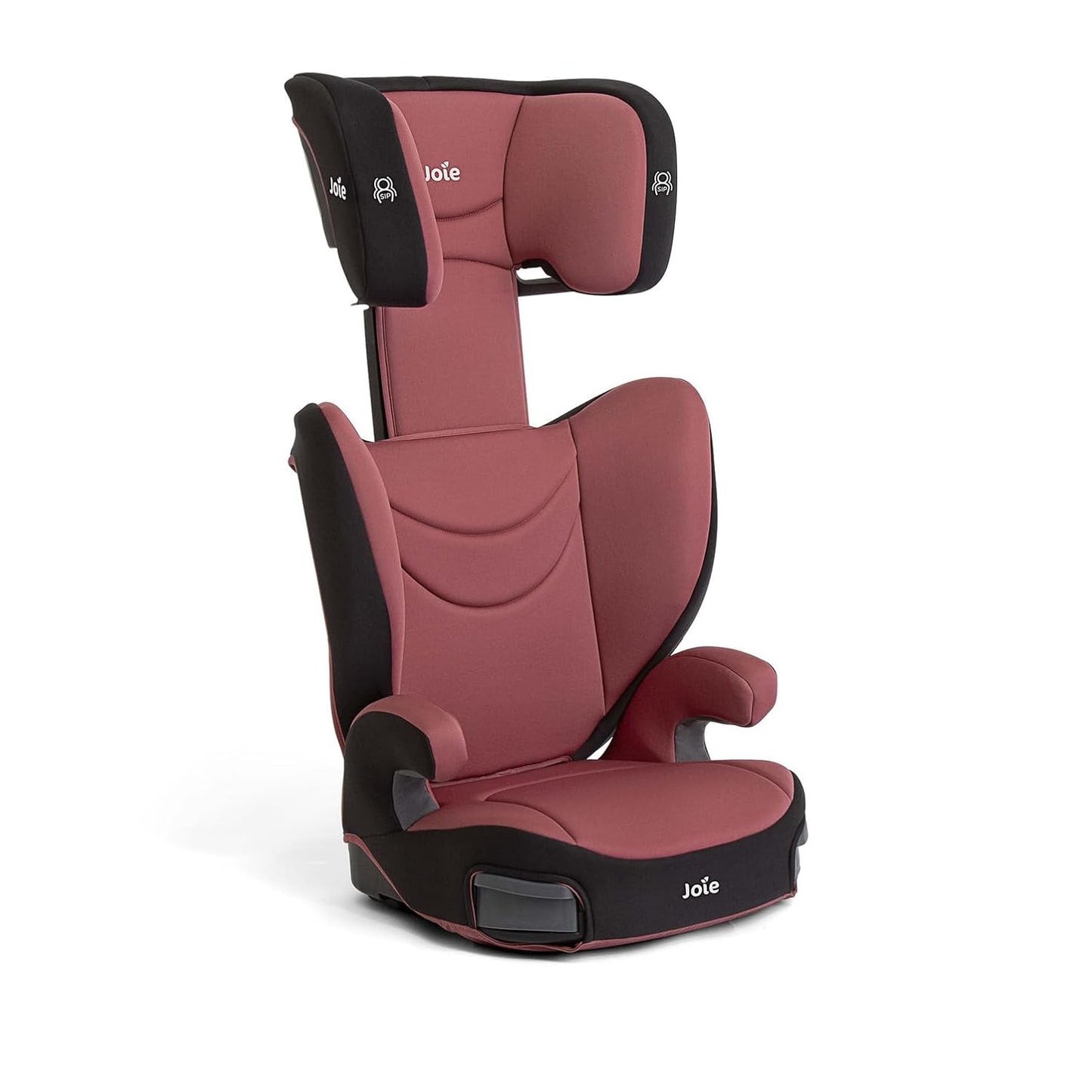 Joie Basil Highback and Backless Booster Car Seat for Big Kids 4 to 12 Years Old, Lightweight 2-in-1 Design (Crimson)