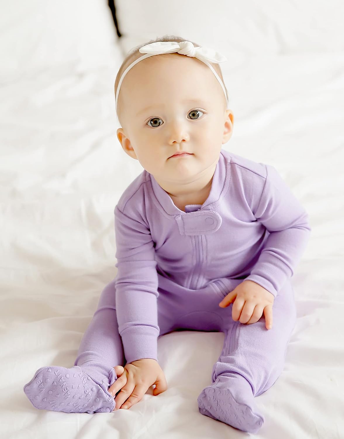 VAENAIT BABY Infant Toddler Boys Girls Footed One-Piece Sleep and Play Premium Modal Pajamas 1-2 Pieces