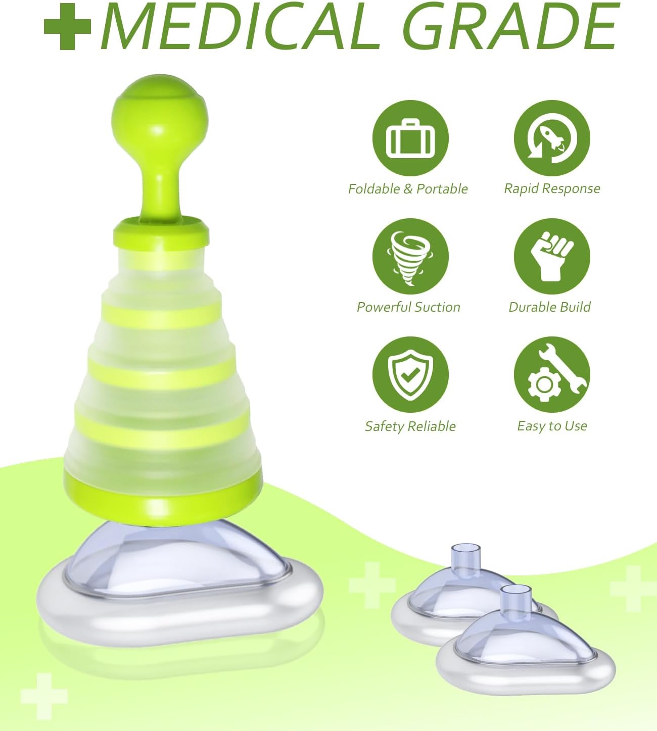 Choking Rescue Device, Anti Choking Device for Kids and Adults, Portable First Aid Choking Rescue, Airway Suction Device for Children and Adults - Home Kit