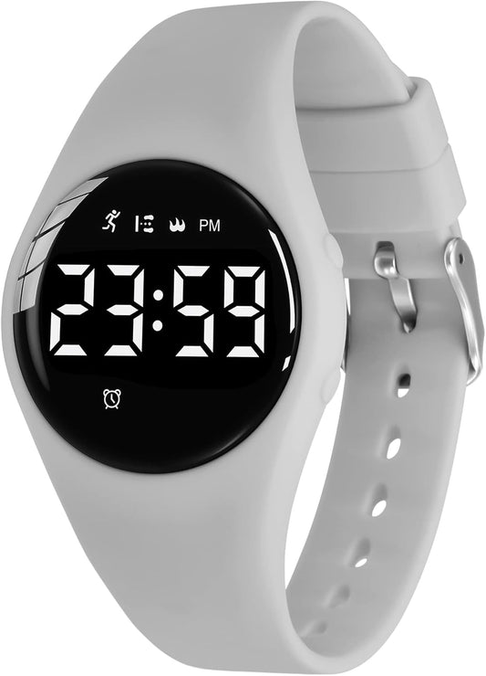 Kids Watches for Girls Boys Digital Sport Watch with Step Counter Pedometer Vibration Alarm Clock, No App Waterproof Fitness Tracker Kids Watch Boys Girls Teens Students Ages 5-16