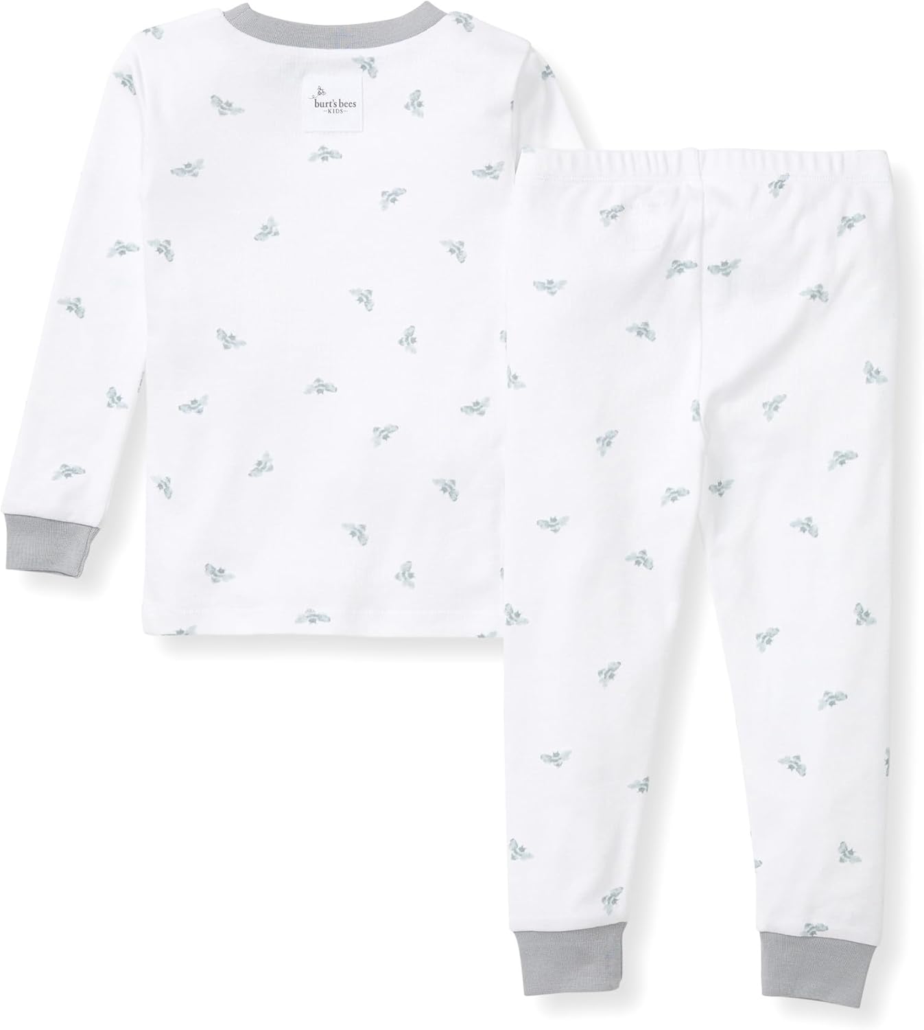 Burt's Bees Baby Boys' 2-Piece Long Sleeve Tee and Pants Organic Cotton Pajama Set