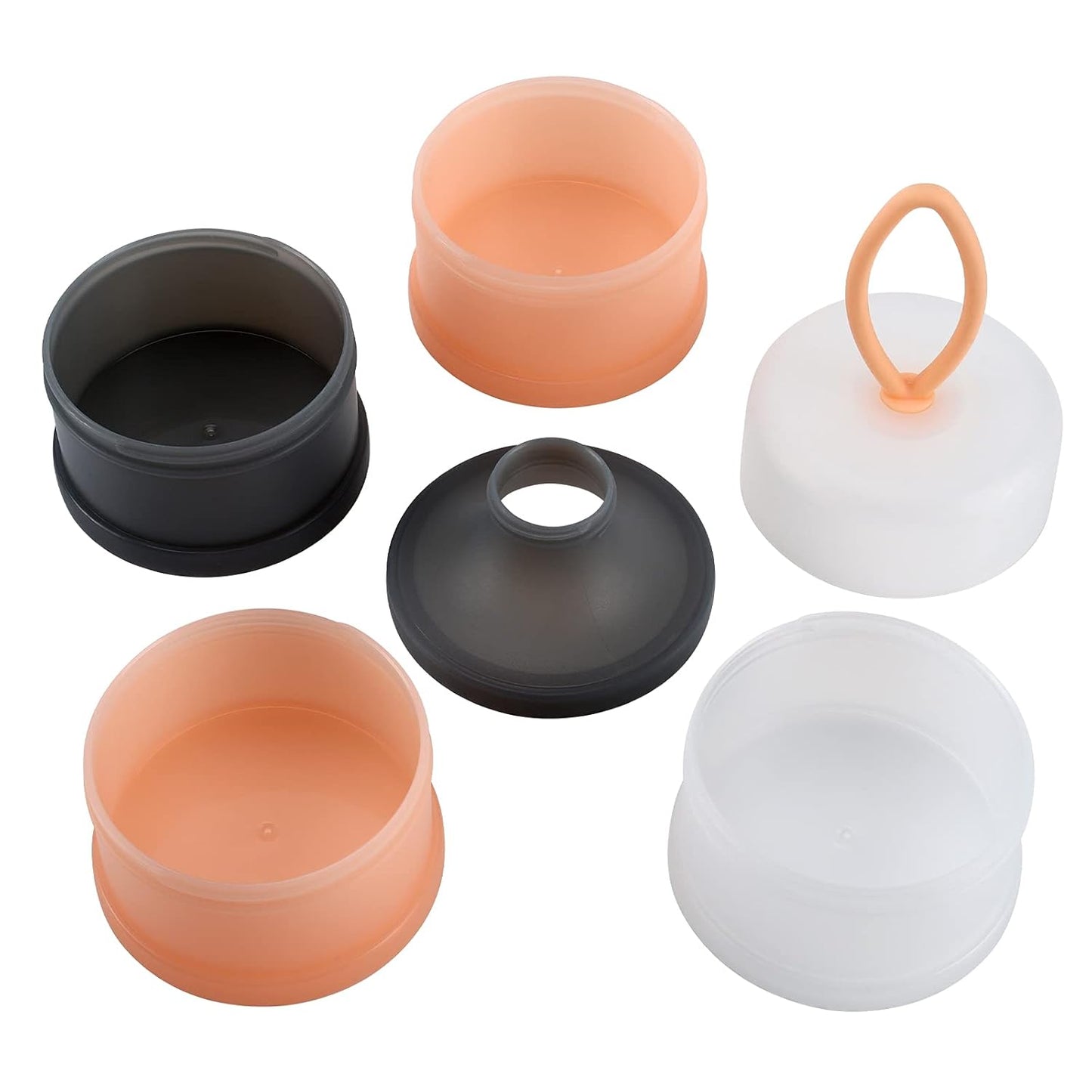 Accmor Baby Formula Dispenser On The Go, Stackable Formula Dispenser Formula Container to Go, Non-Spill Portable Milk Powder Kids Snack Storage Container, BPA Free