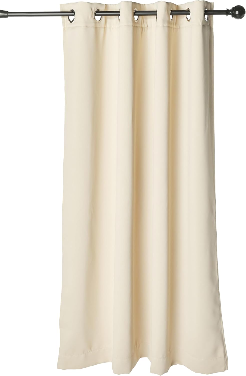 NICETOWN Bedroom Full Blackout Curtain Panels, Super Thick Insulated Window Covers, Complete Blackout Draperies with Liner for Short Window(Warm Beige, Set of 2 PCs, 52 by 63-inch)