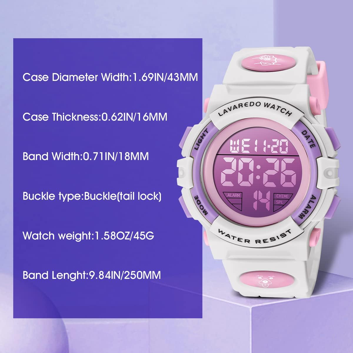 Kids Watch,Boys Watch for 3-15 Year Old Boys,Digital Sport Outdoor Multifunctional Chronograph LED 50 M Waterproof Alarm Calendar Analog Watch for Children with Silicone Band,Kids Gift