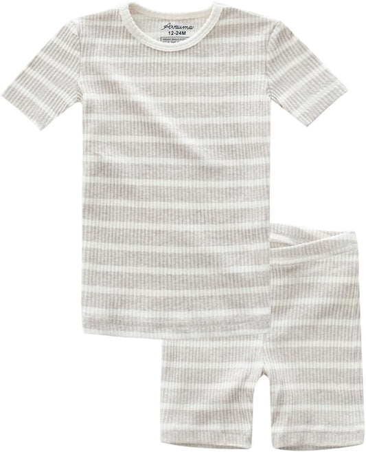 AVAUMA Baby Boys Girls Pajama Set 6M-7T Kids Cute Toddler Snug fit Pjs Cotton Sleepwear