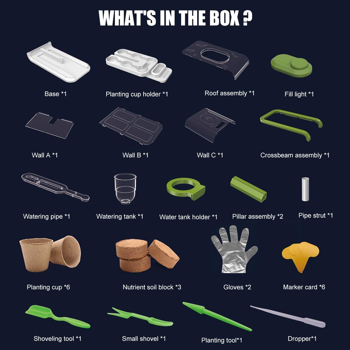 Kids Plant Growing Kit, Kids Gardening Greenhouse Growing Kit with Drip Irrigation and Grow Lights, Science STEM Toys Terrarium Kit for Boys Girls 3 4 5 6 7 8 Year Old,Kids Flower Growing Kit