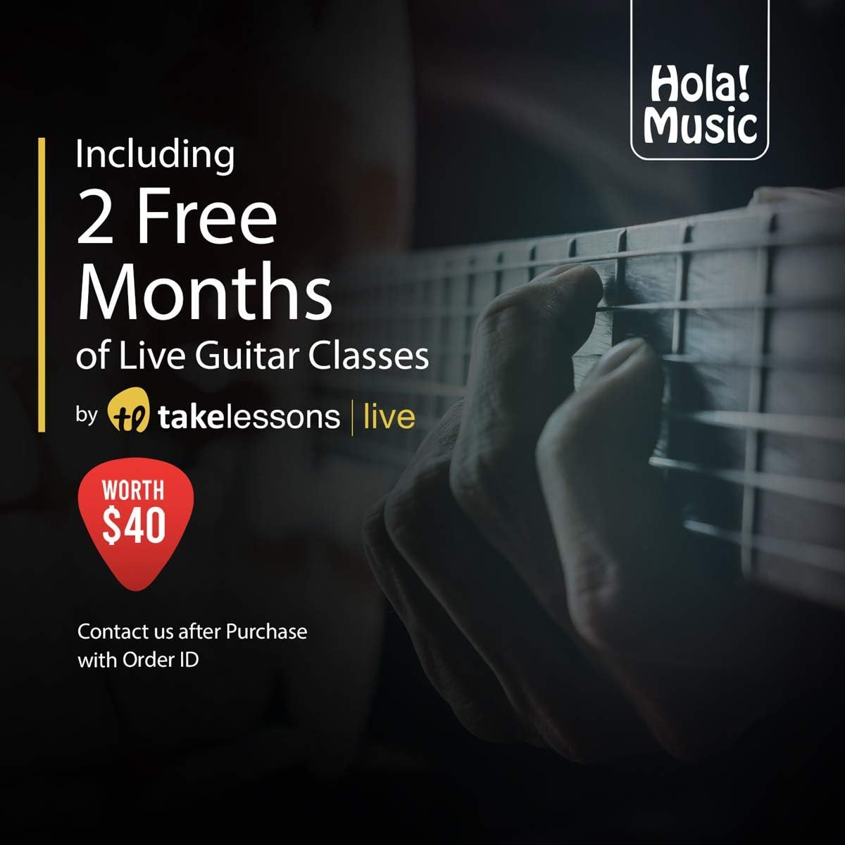 Hola! Music 3/4 Size Acoustic Guitar Bundle for Beginners, 6 String Beginner Solid Spruce Top Acoustic Guitar With Rosewood FIngerboard, 36 inch, Natural