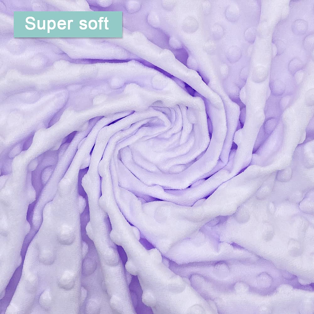Owlowla Changing Pad Cover, Soft Minky Dots Changing Table Sheets for Baby Boy and Girl(Lilac)