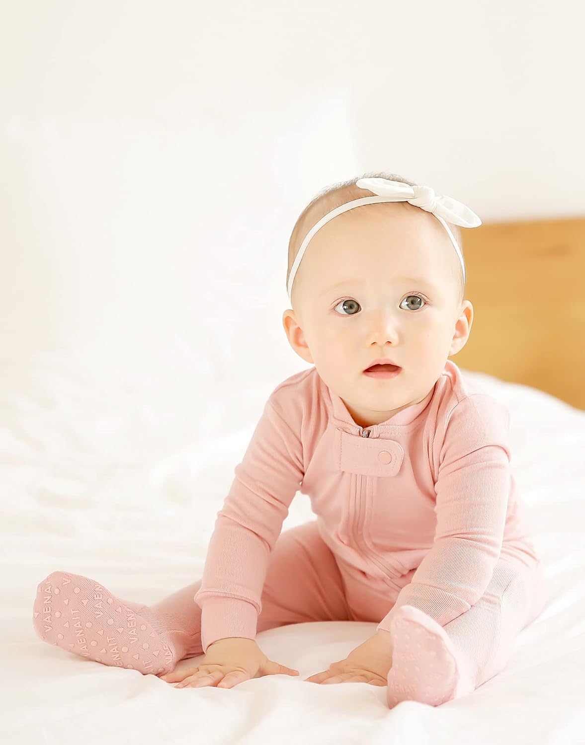 VAENAIT BABY Infant Toddler Boys Girls Footed One-Piece Sleep and Play Premium Modal Pajamas 1-2 Pieces