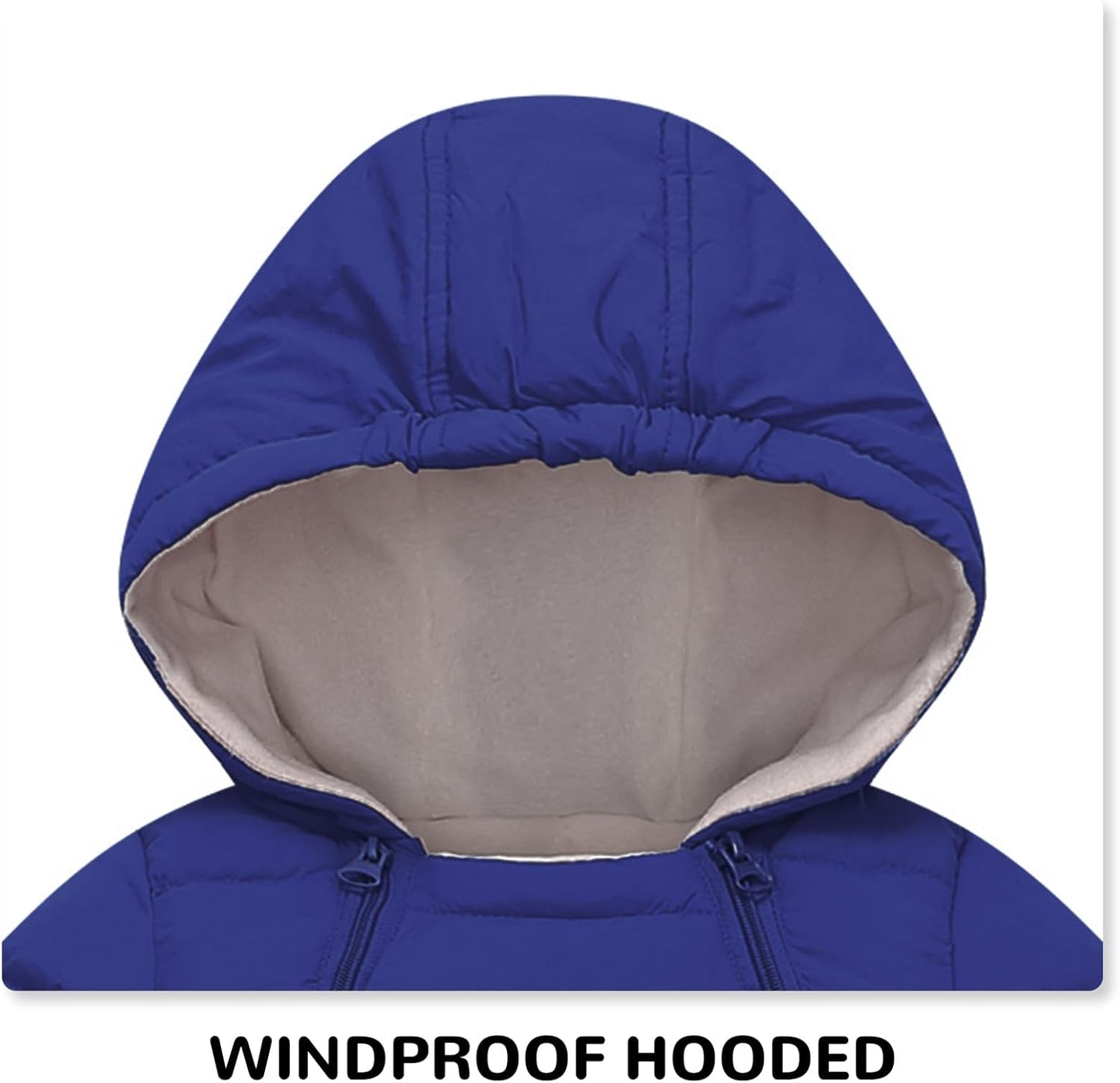 Toddler Snow Suit Baby Snowsuit Infant Boy Winter Coat Girl Puffer Clohtes 0-2T