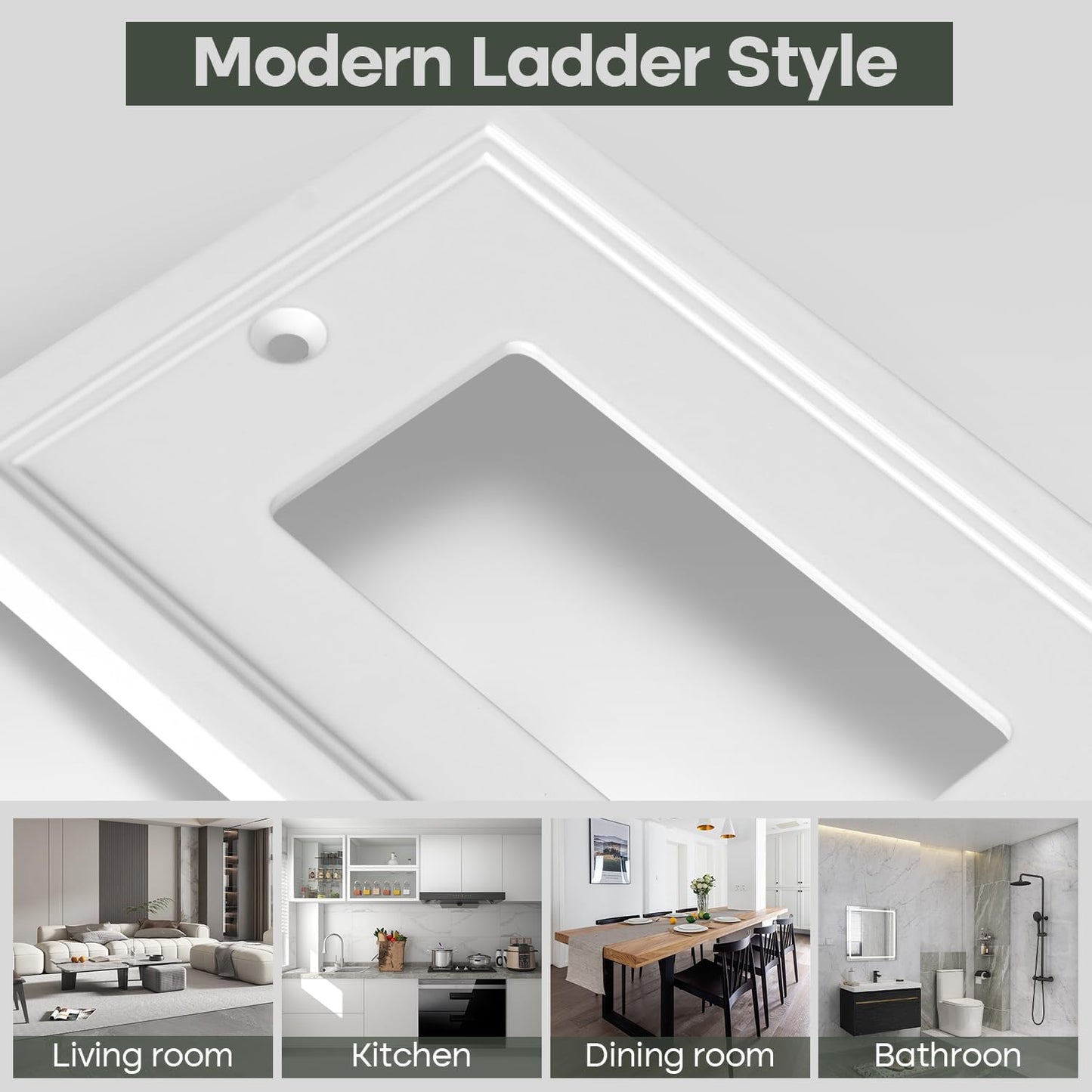 4 Pack Single Decorator Switch Cover Plate White Classic Decorative Decorator Switch Plates Cover 1 Gang Rocker Wall Plate Cover for Duplex Toggle