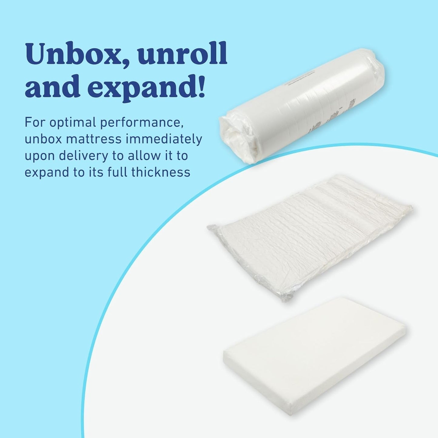 Graco Premium Crib & Toddler Mattress – GREENGUARD Gold Certified, CertiPUR-US Certified Foam, Machine Washable Cover with 100% Waterproof Surface, Fits Standard Full Size Baby Crib and Toddler Bed