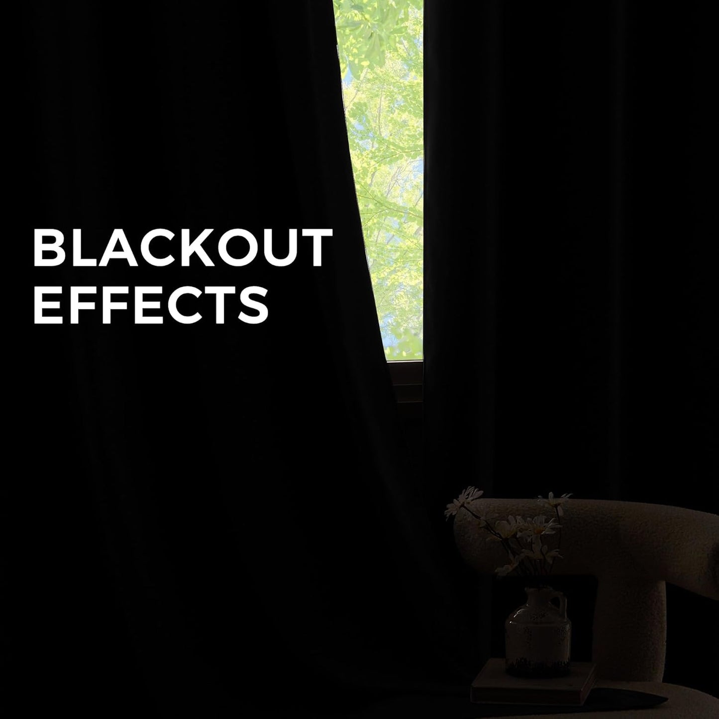 NICETOWN Grey Blackout Curtains 95 inch - Heavy-Duty Grommet Thermal Insulated Shades for Bedroom, Bathroom, Yard, Laundry, Pantry - Energy Efficient, UV Protection, 1 Pair, W52 x L95