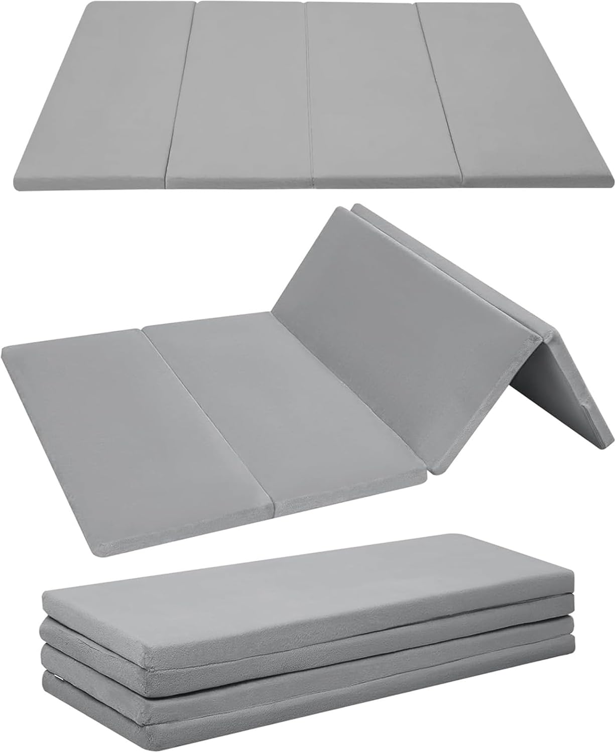 MeMoreCool Kids Floor Futon Mattress Large 6x4 FT, Thicken Foam Tatami Mattress for Children Play Area, Foldable Sleeping Pad Crawling Tatami Mat for Playroom