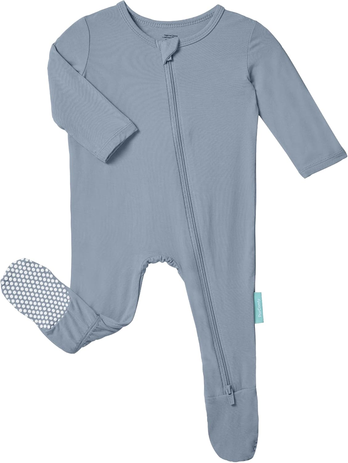 Baby Zipper Footie Pajamas, Supersoft Bamboo Rayon Baby Footed Pjs Boy Girl 0-3-6-9-18-24 Month Coverall Sleepers
