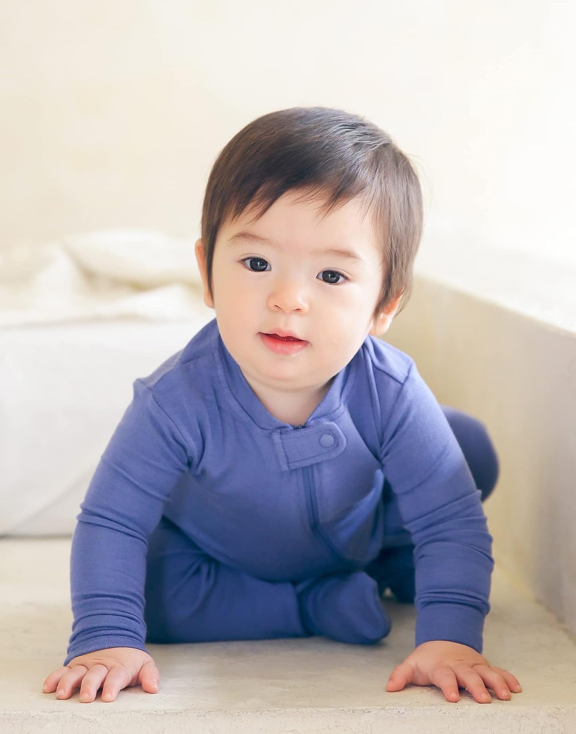 VAENAIT BABY Infant Toddler Boys Girls Footed One-Piece Sleep and Play Premium Modal Pajamas 1-2 Pieces