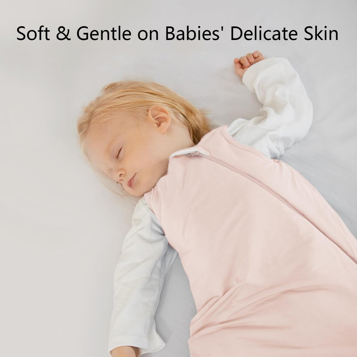 Rayon Made from Bamboo Sleep Sack 18-24 Months 1.0 Tog Ultra Soft Baby Wearable Blanket Toddler Sleep Sack 2t for Babies Unisex Girl Boy 2-Way Zipper Baby Sleeping Bag Breathable XL