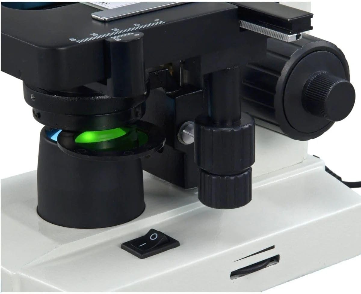 OMAX - 40X-2500X LED Digital Trinocular Lab Compound Microscope with 5MP Camera and Mechanical Stage - M83EZ-C50S