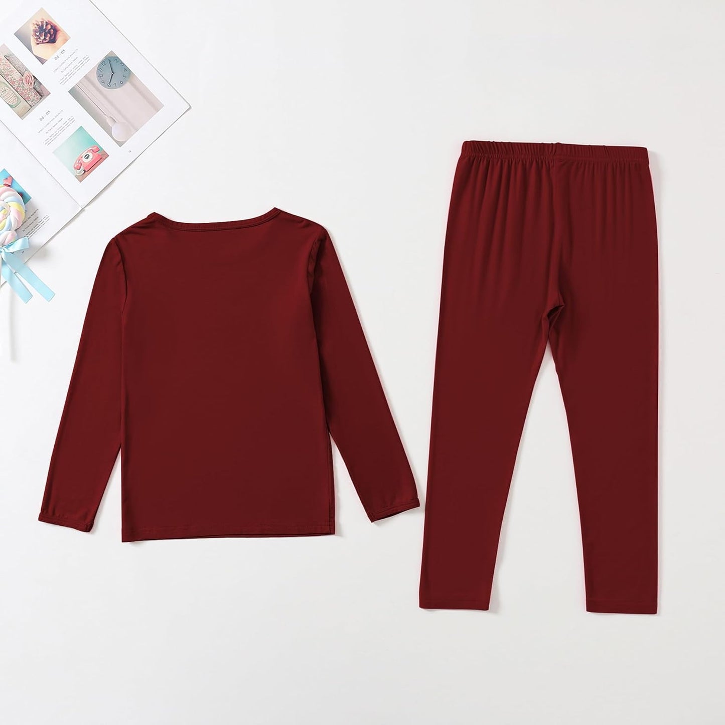 Jimonda Baby Boys Girls Pajama Sets Toddler Sleepwear Cool Jammies 2pcs Viscose from Bamboo PJs 18M-8Y