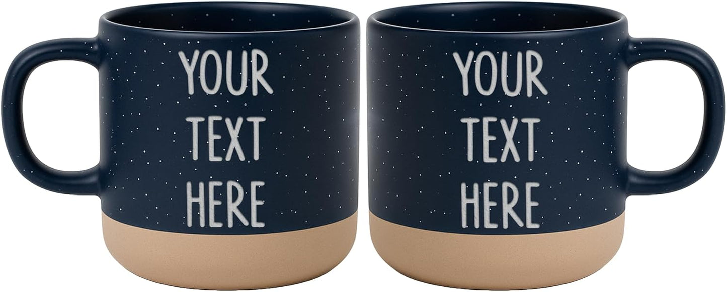 Custom Coffee Mug – Personalized Ceramic Cup with Name – 12 oz Cute Coffee Mugs – Unique Customized Gifts – Design Your Own Customizable Mug – Large Custom Cups for Men & Women (02)
