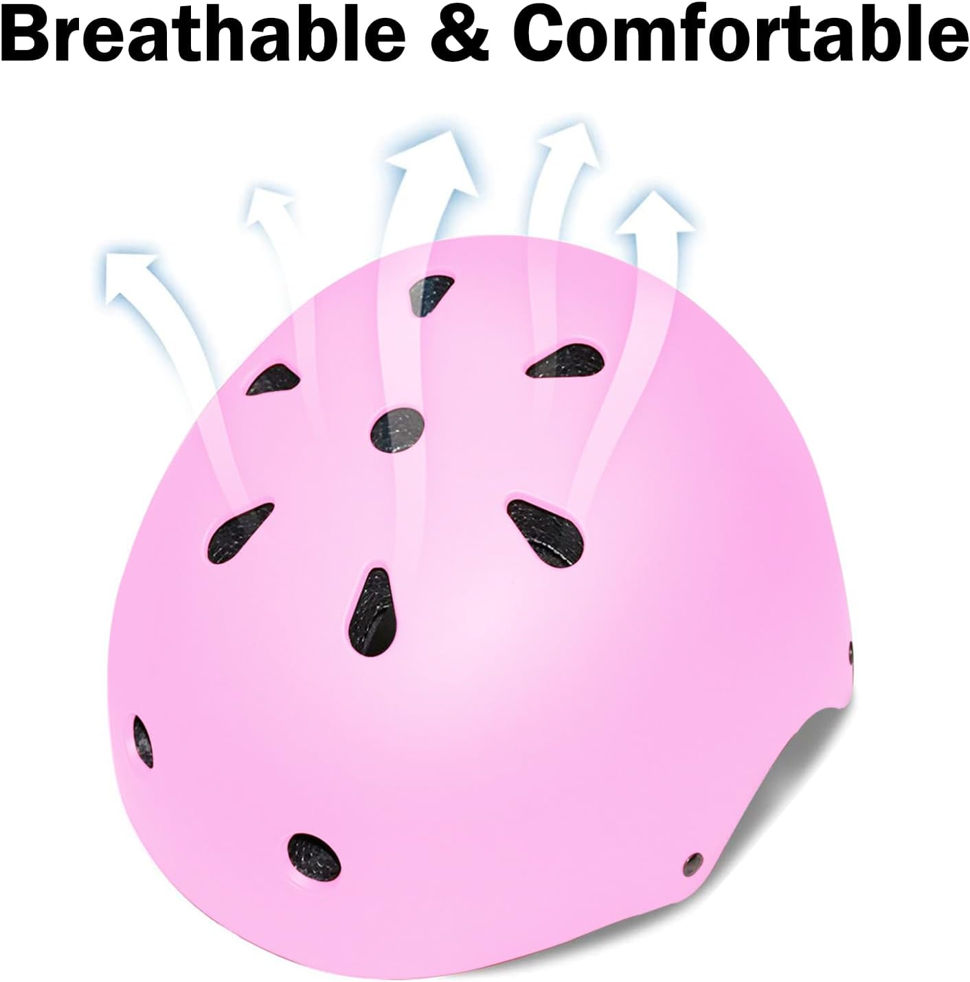 Kids Helmet for 2-3-5-8-14 Ages Girls and Boys, Ventilation and Impact Resistance Toddler Helmet for Multi-Sport Bicycle Scooter Inline Roller Skate and Skateboarding